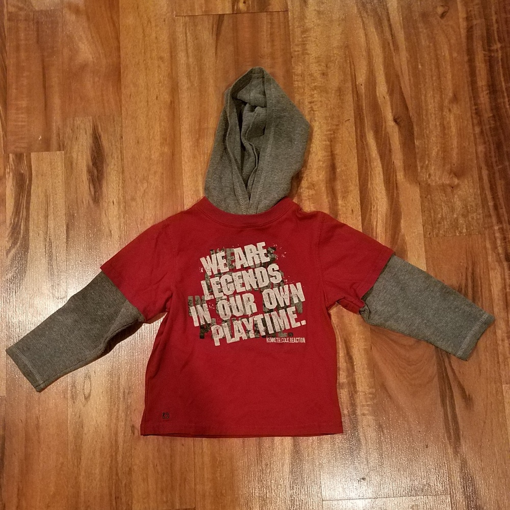 Kenneth Cole Reaction long sleeve athletic hoodie